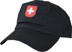 Bild von Mütze mit Klett schwarz mit Schweizer Wappen
